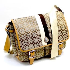 Coach Voyager Signature Messenger Bag